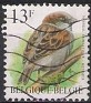 Belgium 1993 Fauna 13 FR Multicolor Scott 1446. Belgica 1993 Scott 1446 Moineau. Uploaded by susofe